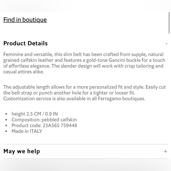 NWT Reversible/Adjustable FERRAGAMO Gancini Belt Sz 100 - Picture 6 of 6